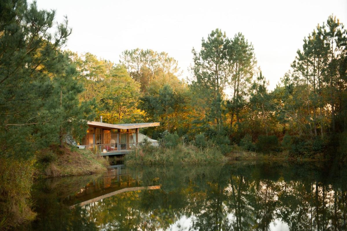 Les Echasses Golf & Surf Eco Lodge Saubion Exteriör bild