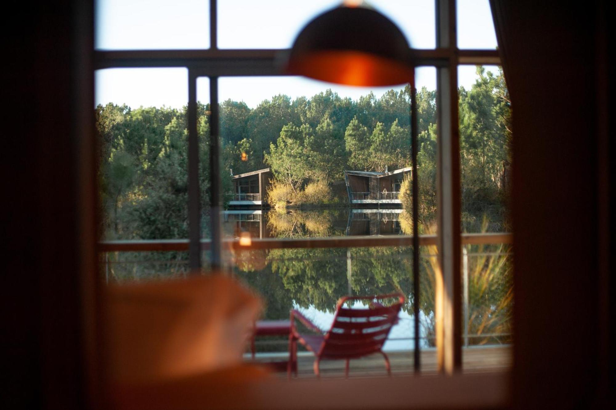 Les Echasses Golf & Surf Eco Lodge Saubion Exteriör bild