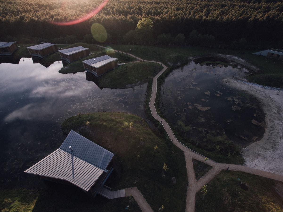 Les Echasses Golf & Surf Eco Lodge Saubion Exteriör bild