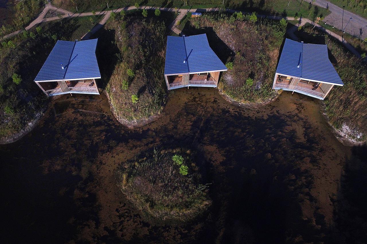 Les Echasses Golf & Surf Eco Lodge Saubion Exteriör bild