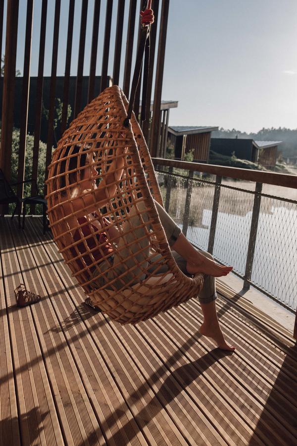 Les Echasses Golf & Surf Eco Lodge Saubion Exteriör bild