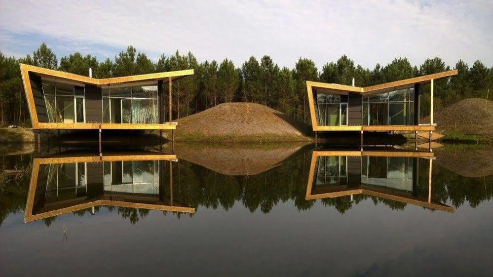 Les Echasses Golf & Surf Eco Lodge Saubion Exteriör bild