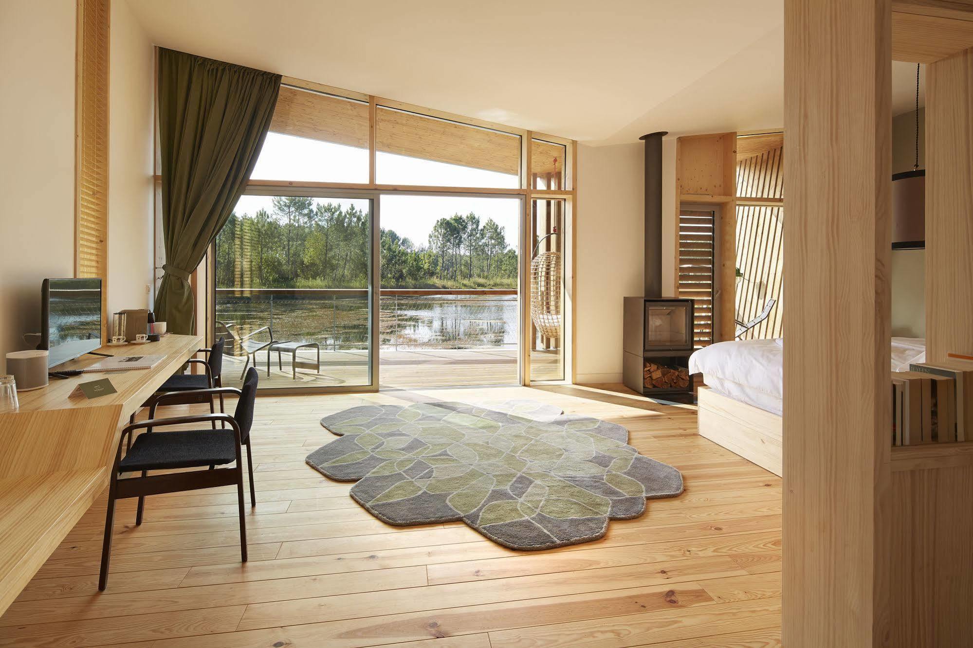 Les Echasses Golf & Surf Eco Lodge Saubion Exteriör bild
