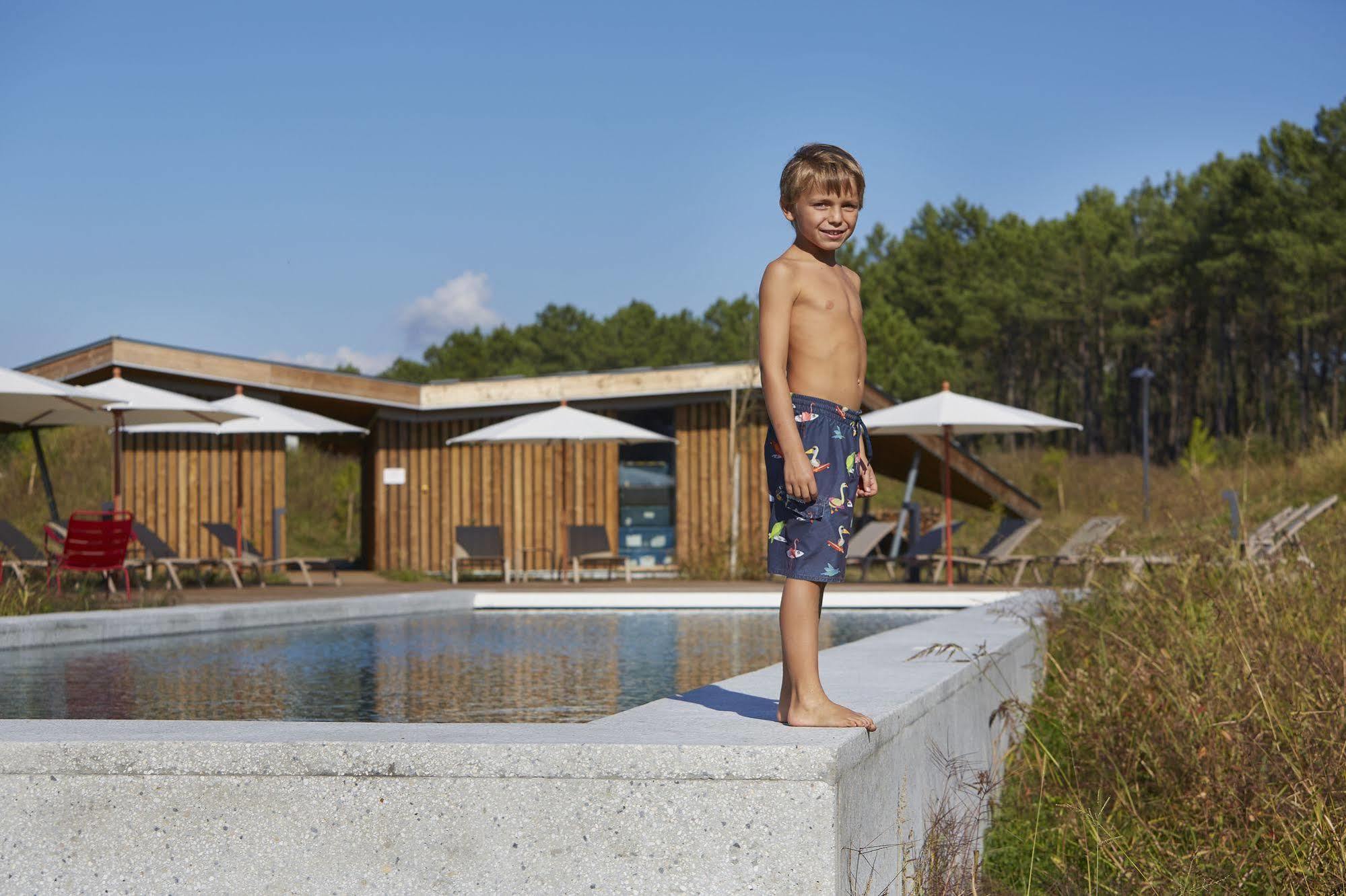 Les Echasses Golf & Surf Eco Lodge Saubion Exteriör bild